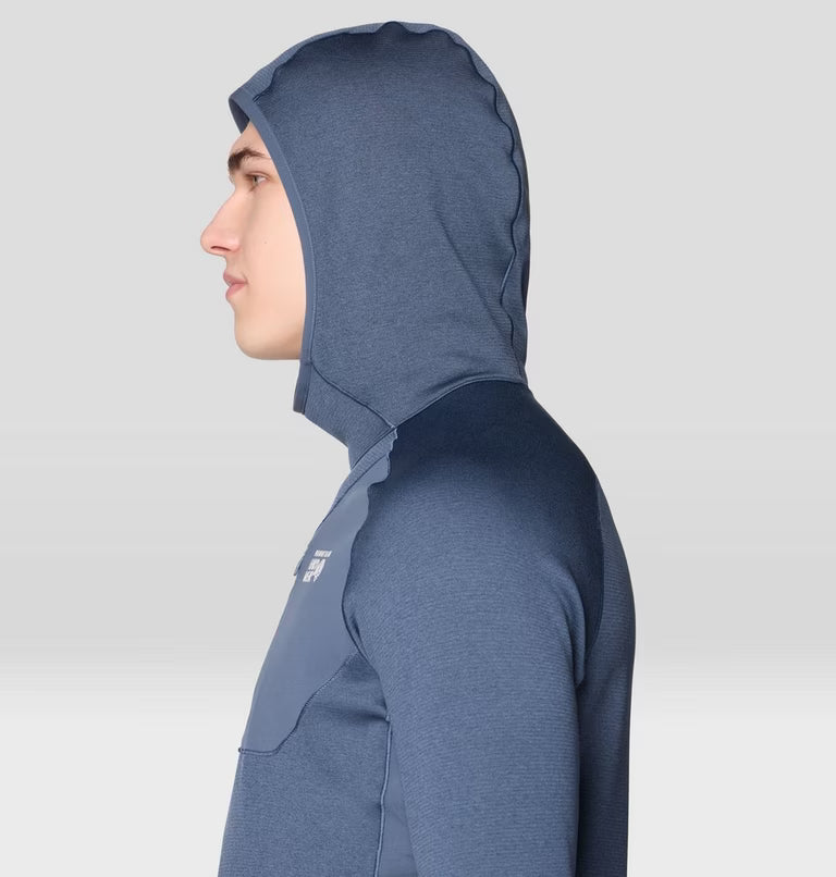 Mountain Hardwear - Up First Tech Fleece Hoody - Moon Blue Heather