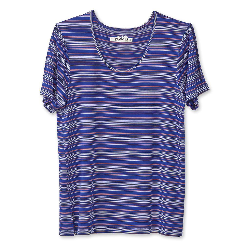 KAVU - Bala Shirt Women's - Ocean Stripe