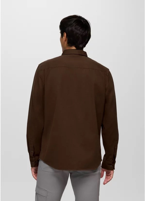 Prana - Arbored Long Sleeve Shirt - Dark Roast