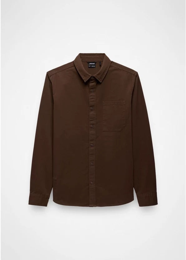 prana dress shirts prAna Mens Mantra Light Heritage Shirt (250_Beach Pebble, L)