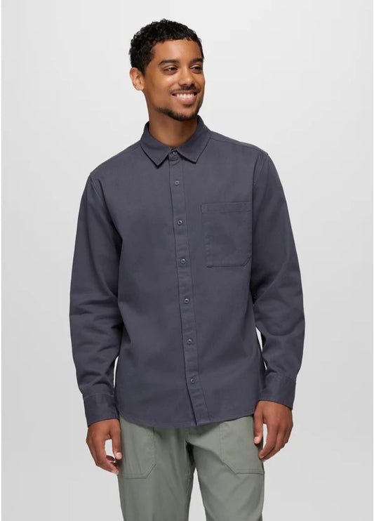 Prana - Arbored Long Sleeve Shirt - Thundercloud