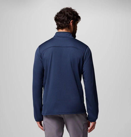 Columbia - Essential Hike Grid Fleece Half Zip - Collegiate Navy