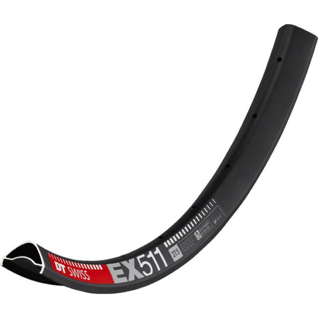 DT-Swiss - EX 511 Tubeless Ready Disc Rim, 32h - 27.5 - Black