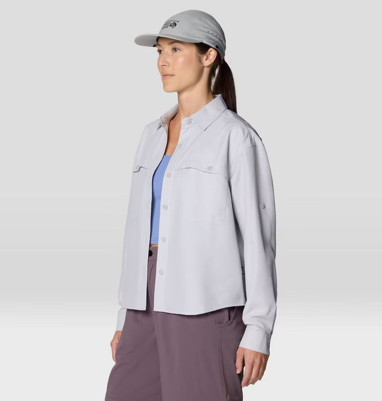 Mountain Hardwear - Sun Drift Cooling Long Sleeve Shirt - Grey Ice