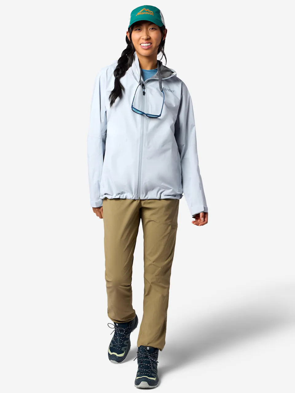 Marmot - Womens PreCip Evo Flex Jacket - Vapor
