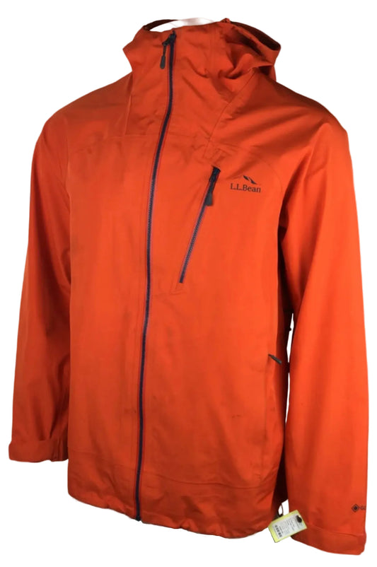 LL Bean Tech Shell Men LGREG Orange