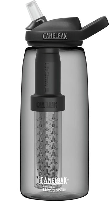 Camelbak - Eddy® + filtered by LifeStraw®, 32oz Bottle with Tritan™ Renew - Charcoal