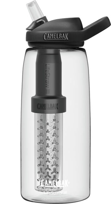Camelbak - Eddy® + filtered by LifeStraw®, 32oz Bottle with Tritan™ Renew - Charcoal