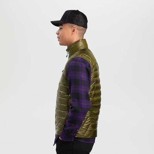 Outdoor Research - Helium Down Vest - Men's - Loden