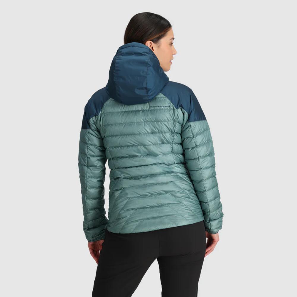 Outdoor Research - Helium Down Hoodie - Women's - Neptune/Harbor