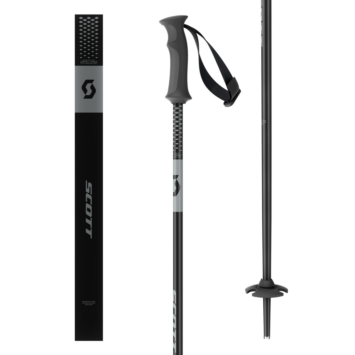 Scott - Element Junior Poles - White