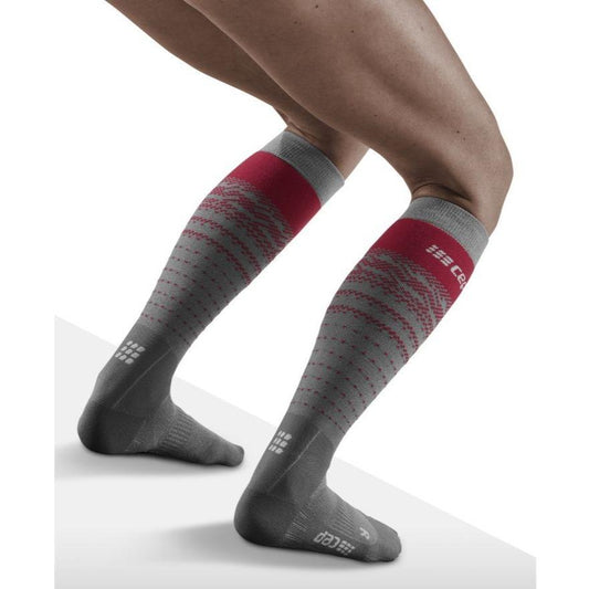 CEP - Ski Thermo Merino Socks - Women's - Blue/Grey