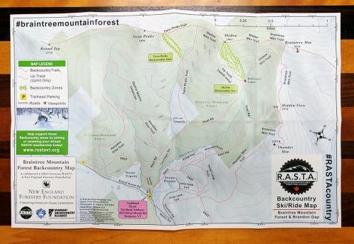 Ridgeline Outdoor Collective - Backcountry Ski/Ride Map