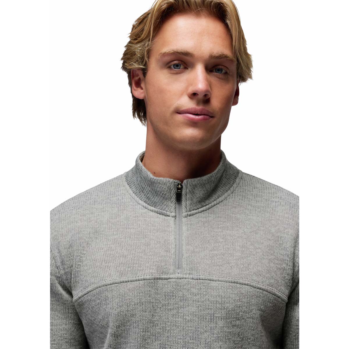 Prana - Two Harbors 1/4 Zip - Heather Grey