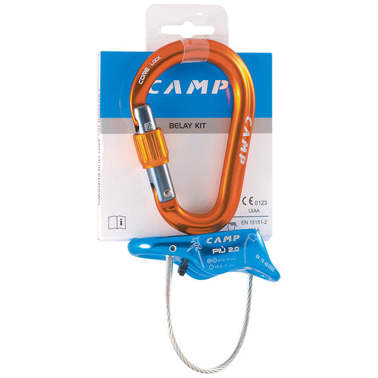 CAMP - Piu 2.0 Belay Kit - Gun Metal