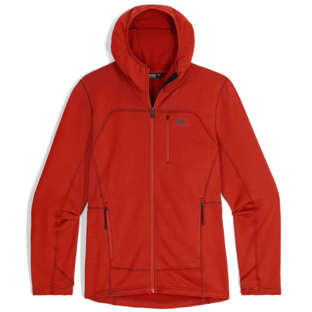 Outdoor Research - Vigor Grid Fleece Full Zip Hoodie - Men's - Jupiter