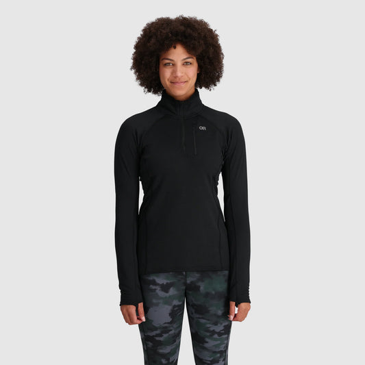 Outdoor Research - Vigor Grid Fleece Quarter Zip - Women's - Black