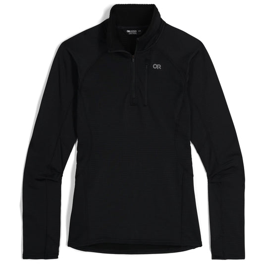 Outdoor Research - Vigor Grid Fleece Quarter Zip - Women's - Black