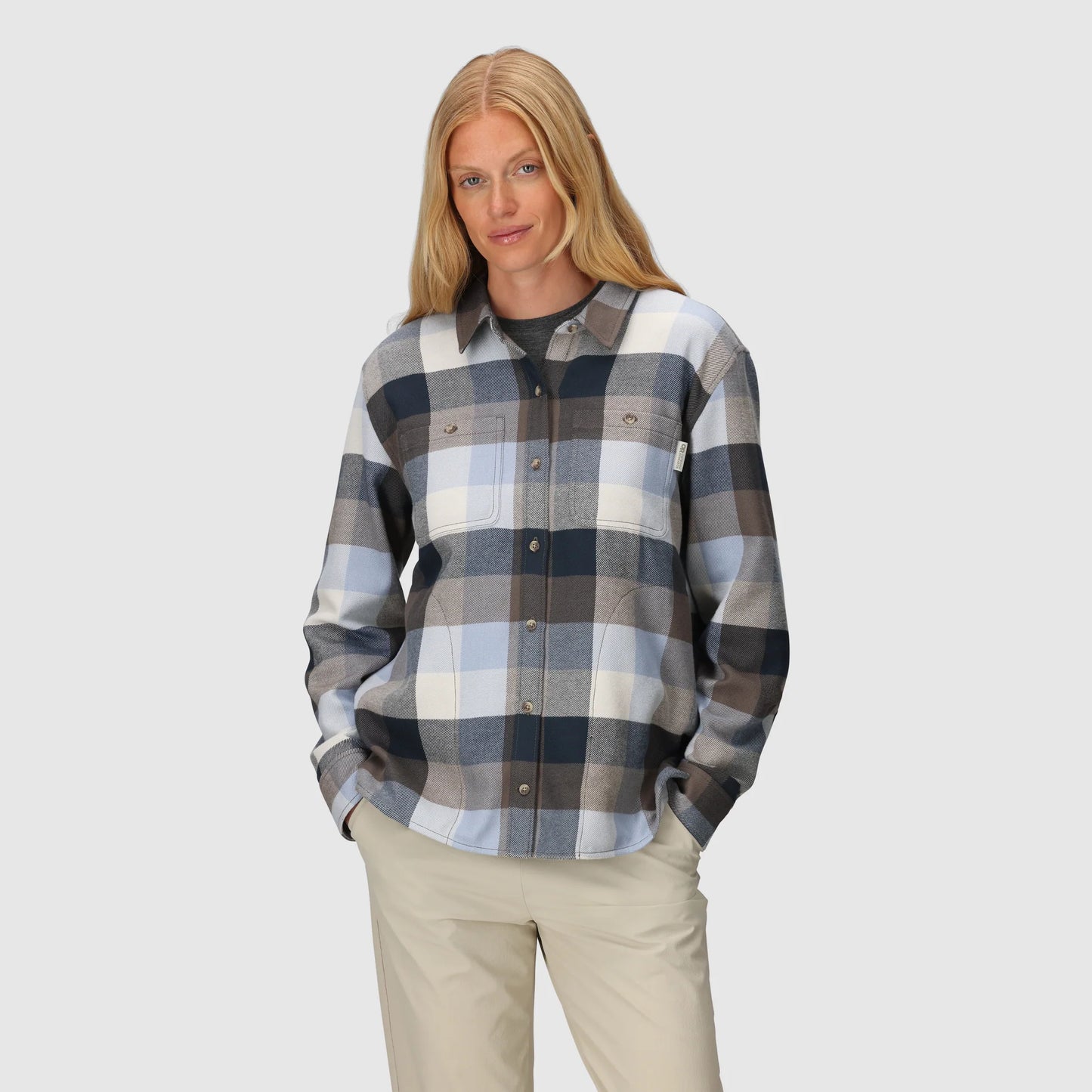 Outdoor Research - Feedback Flannel Twill Shirt - Women's - Fjord Plaid