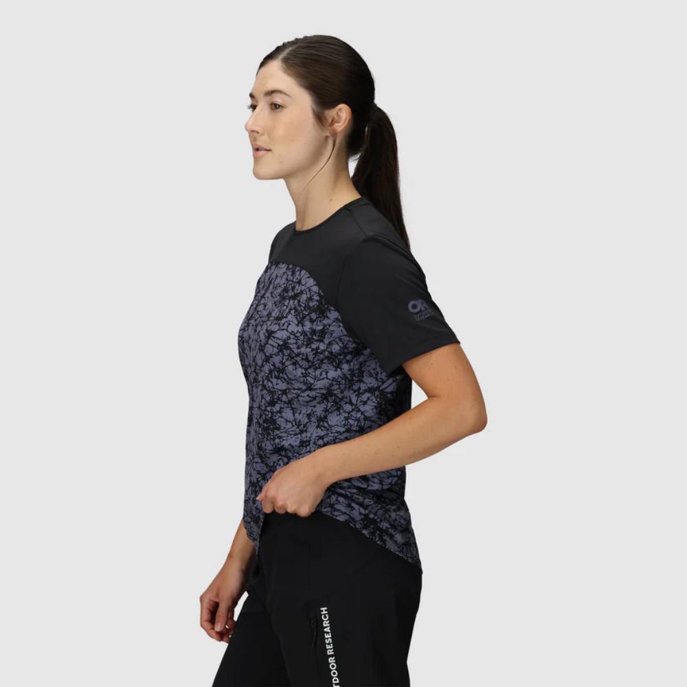 Outdoor Research - Freewheel Short Sleeve Jersey - Women's - Summit Atoms
