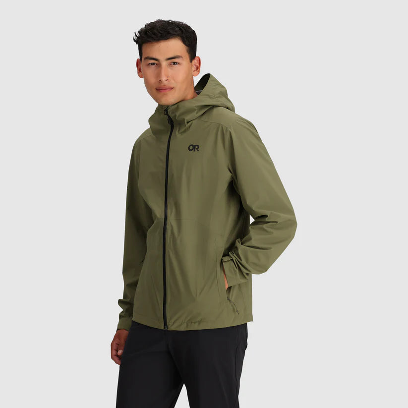 Outdoor Research - Stratoburst Stretch Rain Jacket - Men's - Ranger Green