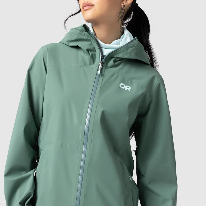 Outdoor Research - Stratoburst Stretch Rain Jacket - Women's - Malachite