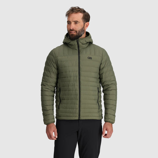 Outdoor Research - Mens Transcendent Down Hoodie - Ranger Green
