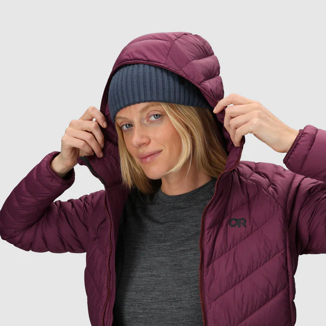 Outdoor Research - Transcendent Down Hoodie - Women's - Winterberry