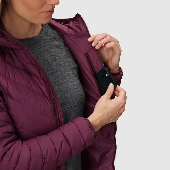Outdoor Research - Transcendent Down Hoodie - Women's - Winterberry