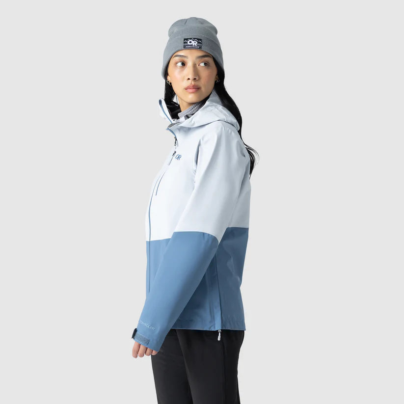 Outdoor Research - Aspire 3L Jacket - Women's - Titanium/ascent Blue