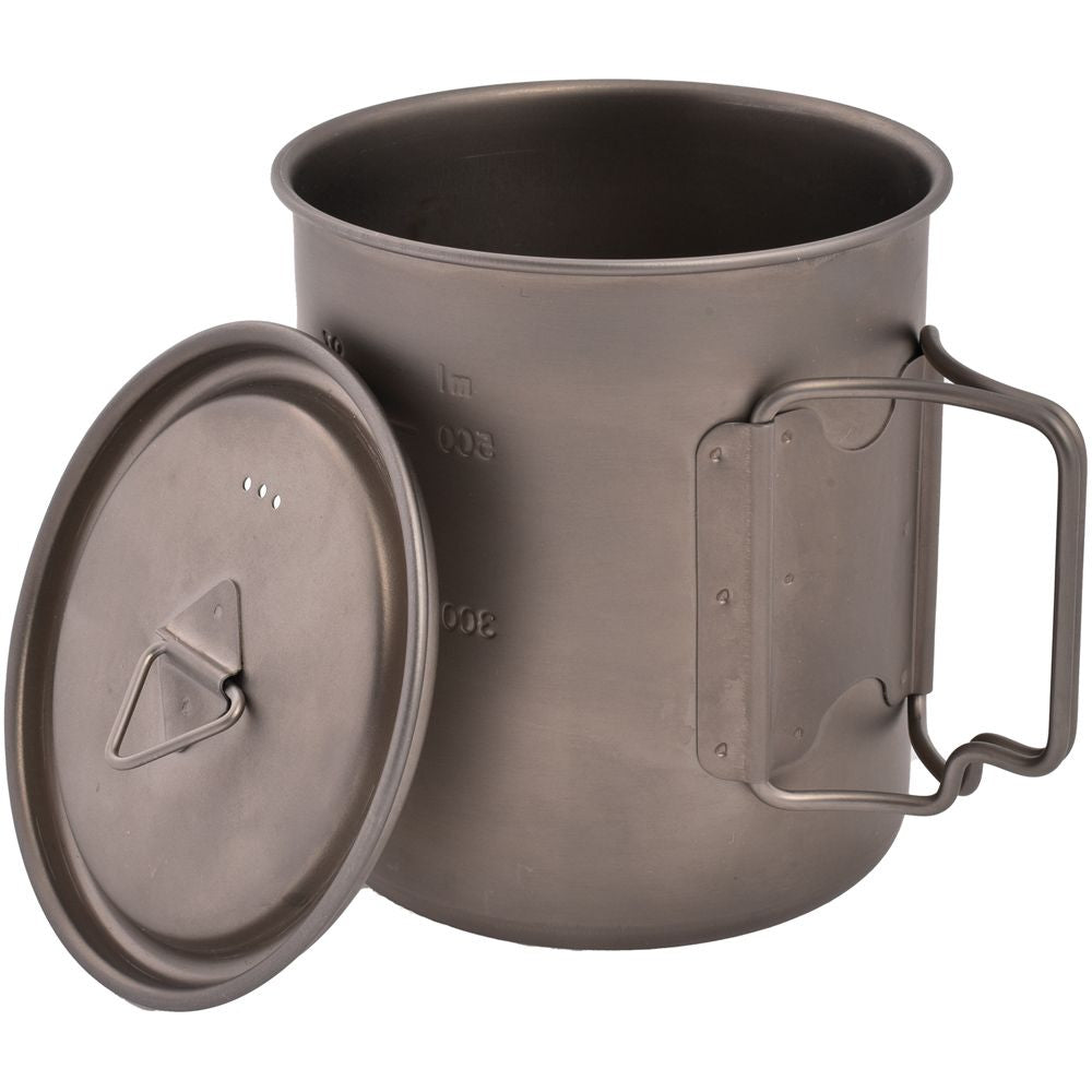 Olicamp - Space Saver Mug with Lid - Titanium