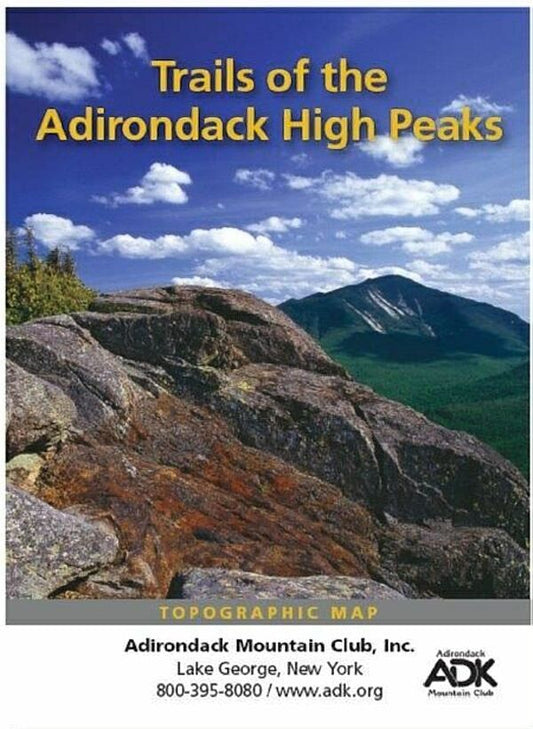 ADK - Trails of ADK High Peaks Map