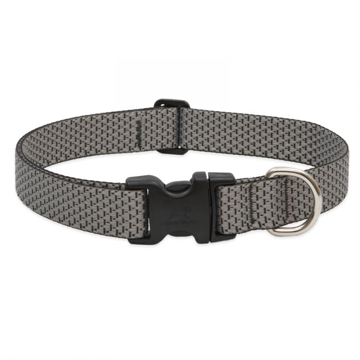 Lupine - 1" Adjustable Eco Dog Collar - Granite