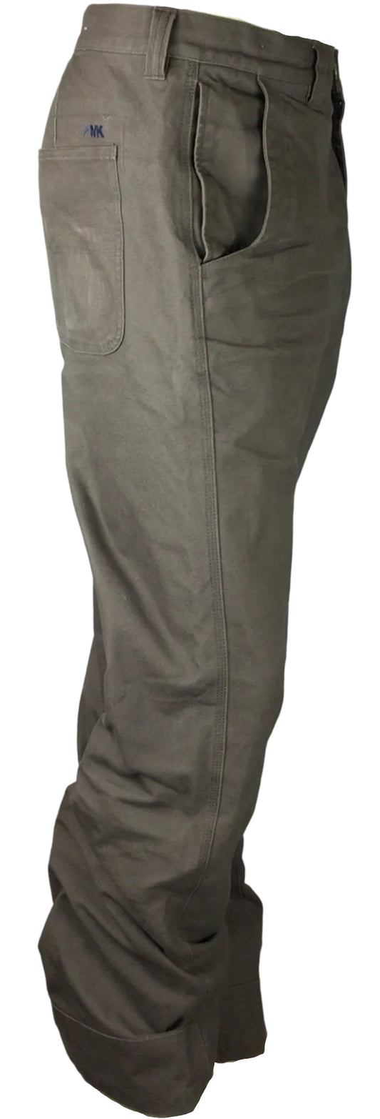 MTN KHAKIS LINED CAS PANTS MEN 38/34 TAUPE