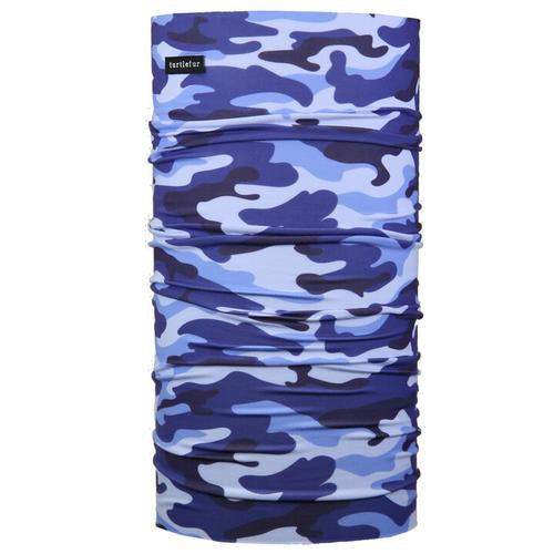 Turtle Fur - Comfort Shell Lite Supersoft Totally Tubular Print - White Bandana
