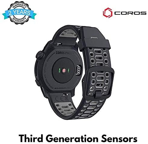 Coros - COROS PACE 2 Premium GPS Sport Watch Dark Navy w/ Silicone Band - Dark Navy/Silicone