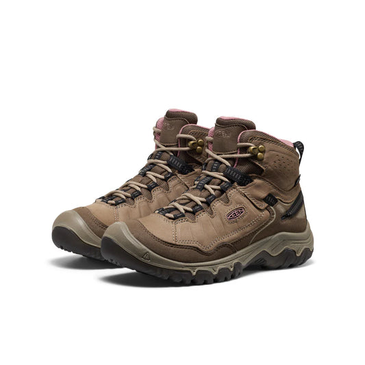 Keen - Women's Targhee IV Mid Wp - Brindle/Nostalgia Rose