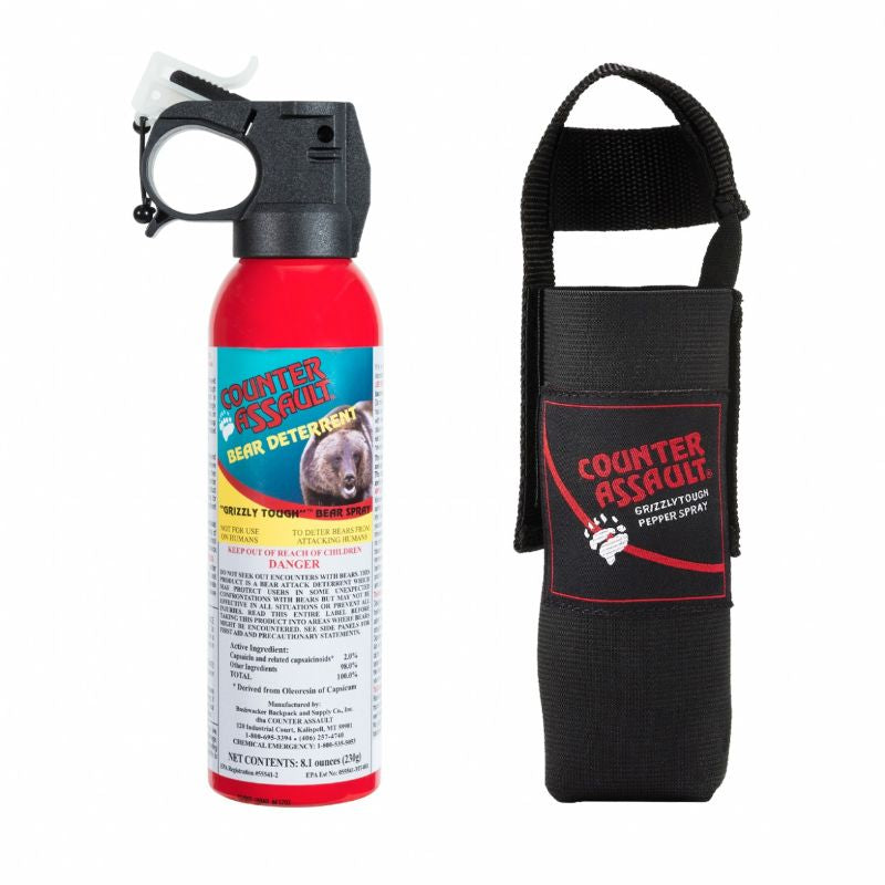 Counter Assault - 8.1oz Bear Spray w/Holster - 8.1