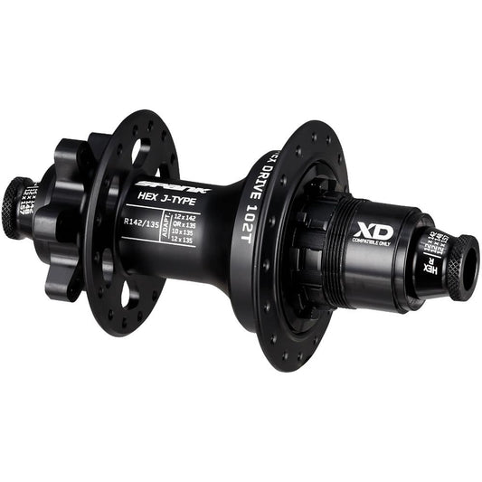 Spank - HEX Drive 102T Gravel R135/142 - Black