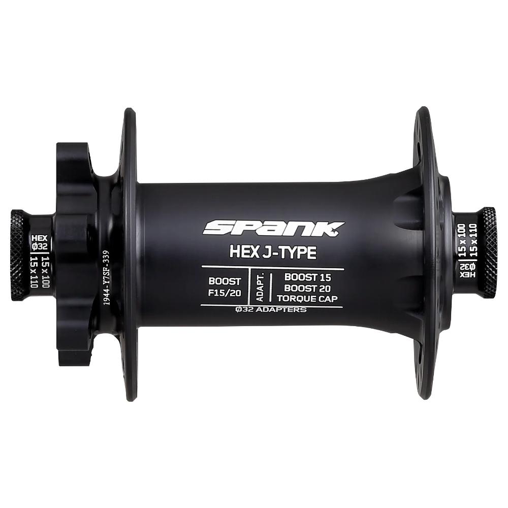 Spank - HEX J-Type Boost F15/20 32H FH - Black - Black