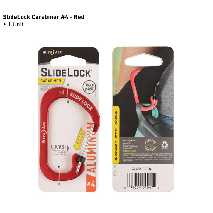 Nite Ize - Sidelock Aluminum Carabiner #4
