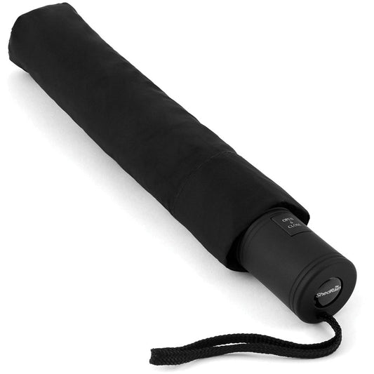Shed Rain - Rainessentials Auto Open & Close Compact Umbrella - Black