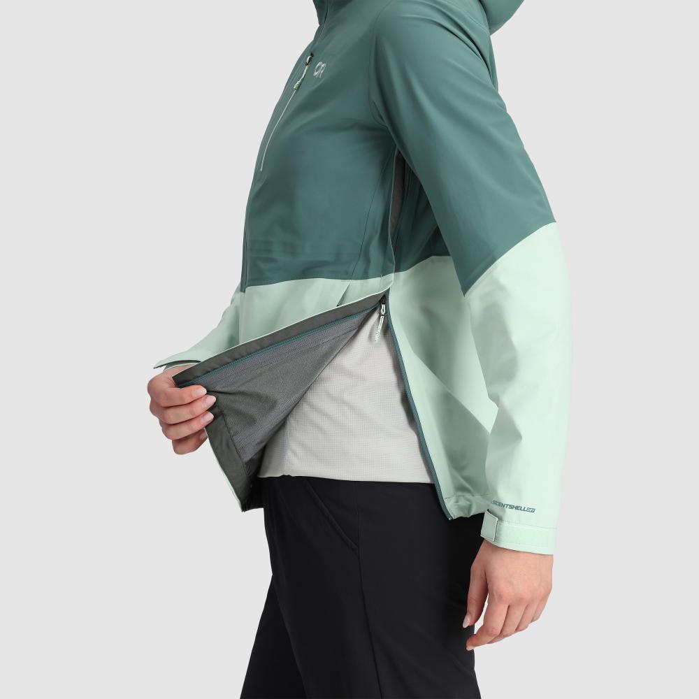 Outdoor Research - Aspire 3L Jacket - Women's - Neptune/Fresh Mint
