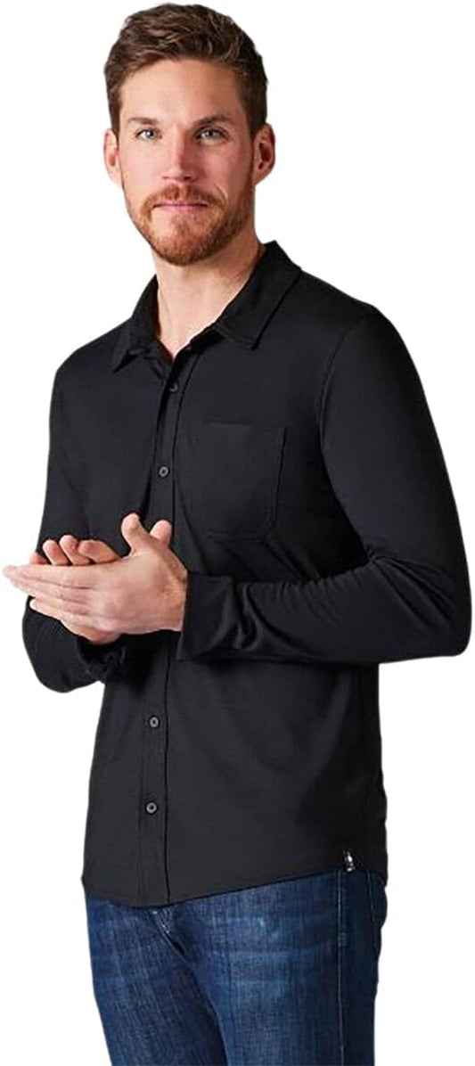 Smartwool - Long Sleeve Button Up - Men's - Black