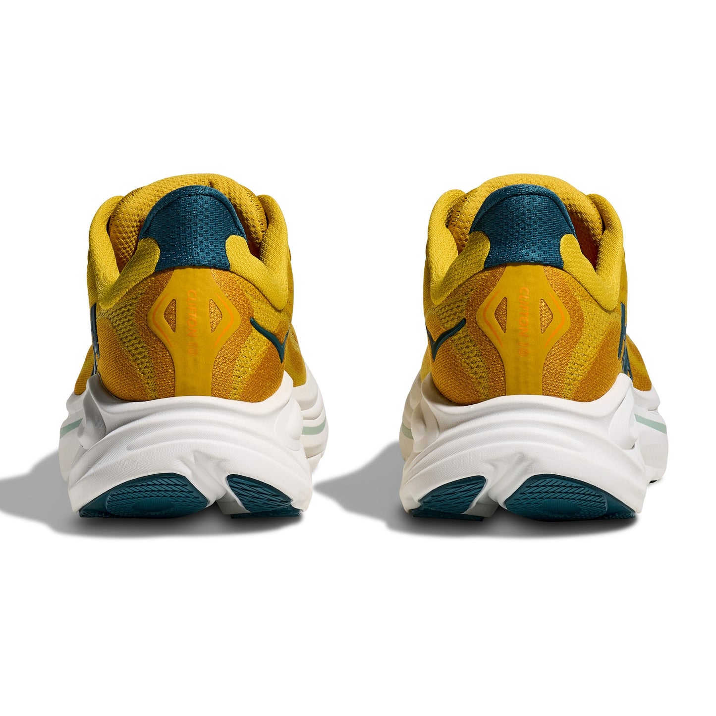 Hoka - Clifton 10 - Men's - Yellow Gold/Tidal Wave