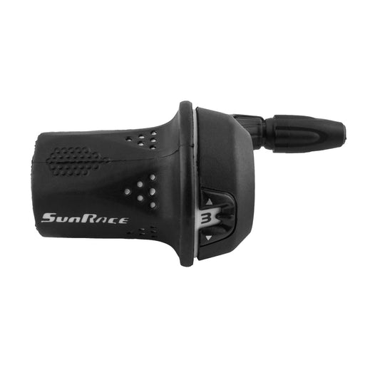 Sunrace - M2 Twist Shifter - 3sp Left - Black/Grey
