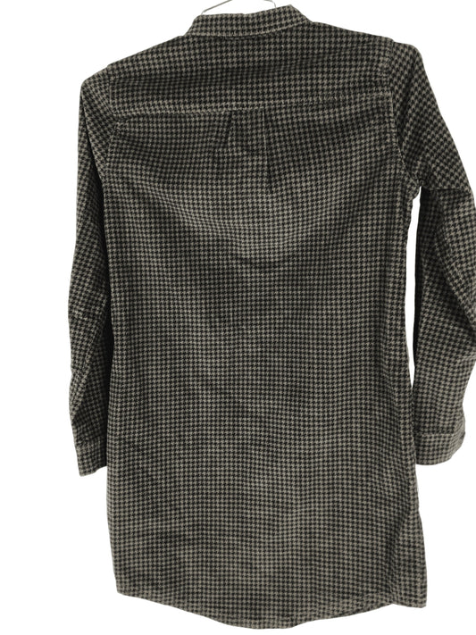 Toad & Co Cruiser Cord Popover Dress W Sm Chestnut Houndstooth