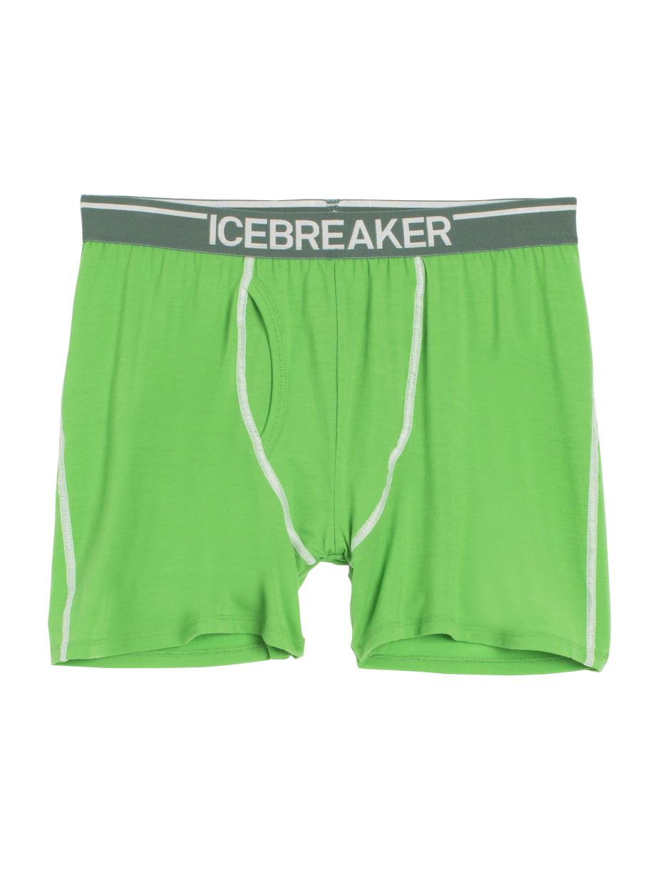 Icebreaker - Anatomica Boxers with Fly - Black/Monsoon