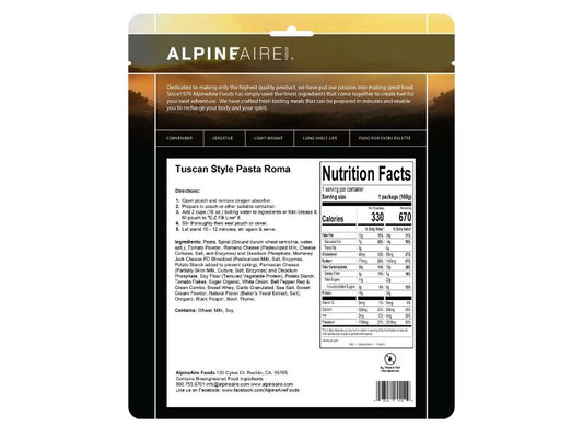 AlpineAire - Tuscan Style Pasta Roma