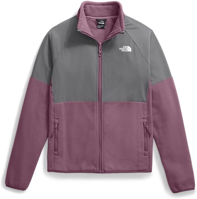 The North Face - Glacier Heavyweight Full Zip Jacket - Women's - Midnight Mauve/Smoked Pearl